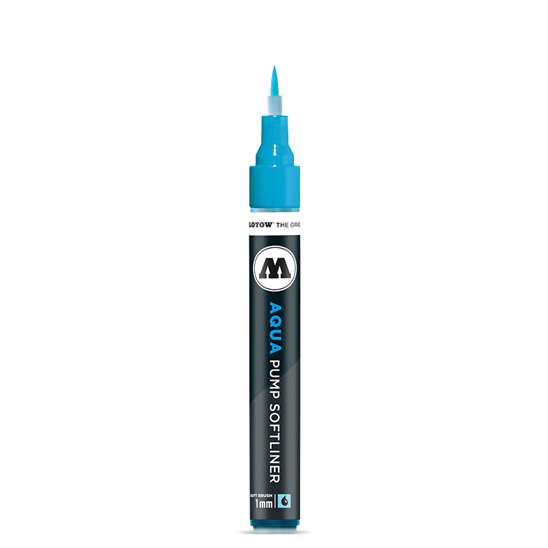 Aqua Ink Pump Softliner 1mm soft brush