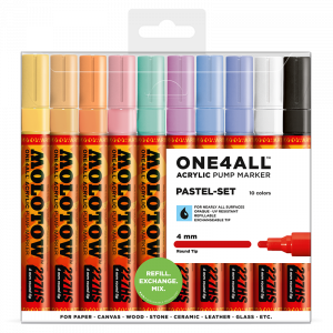 ONE4ALL™ 227HS 4mm 10x - Pastel-Set - Clearbox